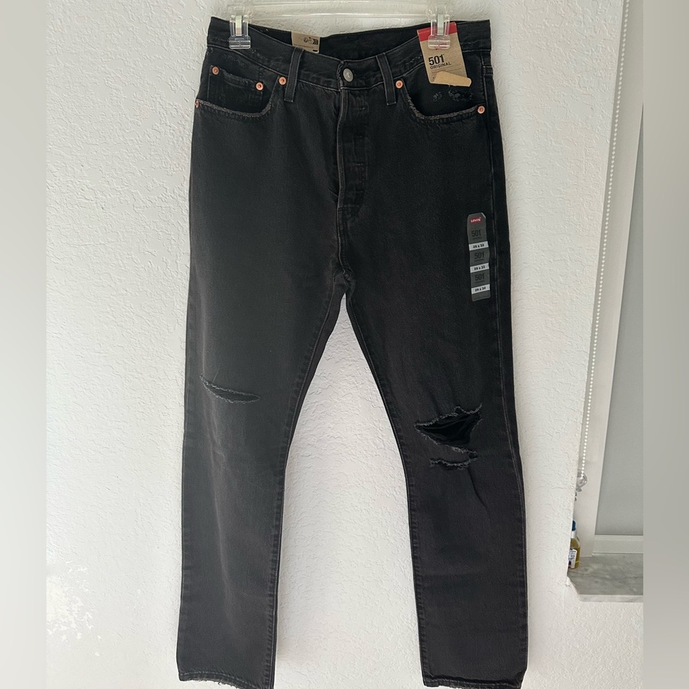 501 black levi’s jeans